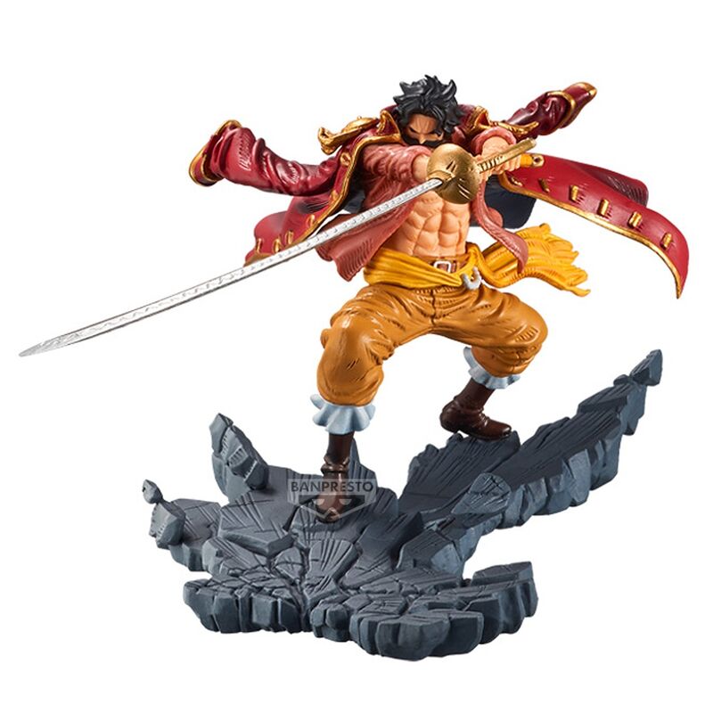 Figura Banpresto One Piece Manhood Gold D Roger Special Ver. 9 cm Frikytopia