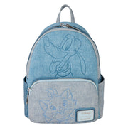 Disney By Loungefly Mochila Mini Faux Denim Dogs & Cats