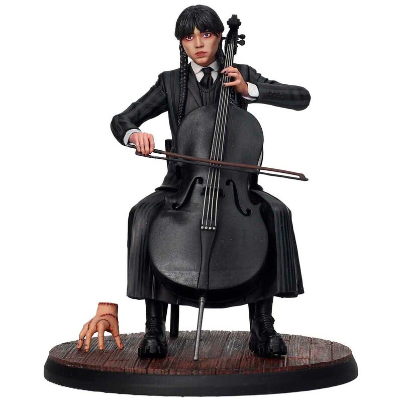 Figura Sd Toys Wednesday Miercoles Violonchelo 15 cm Frikytopia