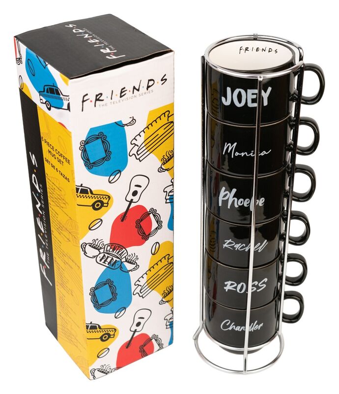 Set 6 tazas Friends 150ml Frikytopia