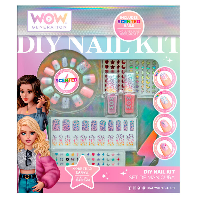 Blister set manicura perfumadas Wow Generation Frikytopia