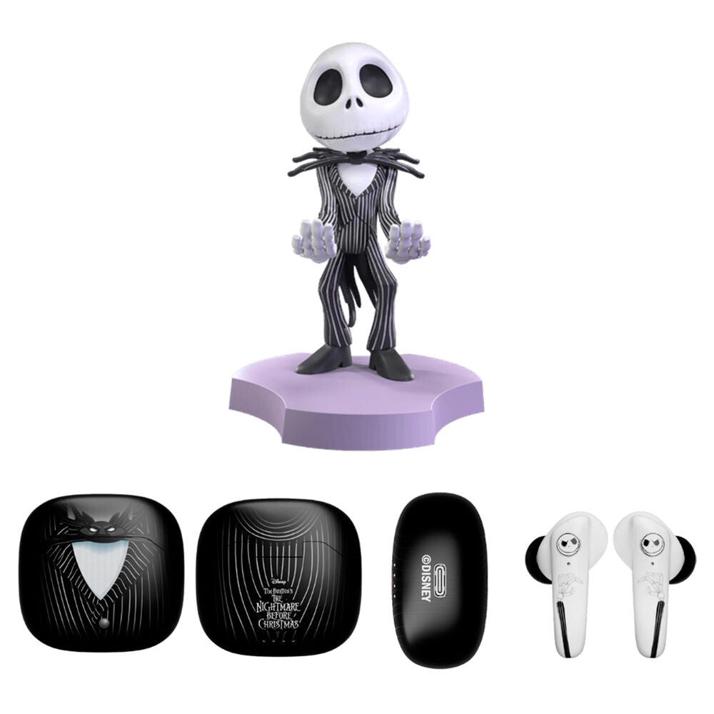 Pesadilla antes de Navidad Mini-Soporte Holdems & Auriculares inalámbricos Jack & TWS Buds Pro 10 cm Frikytopia