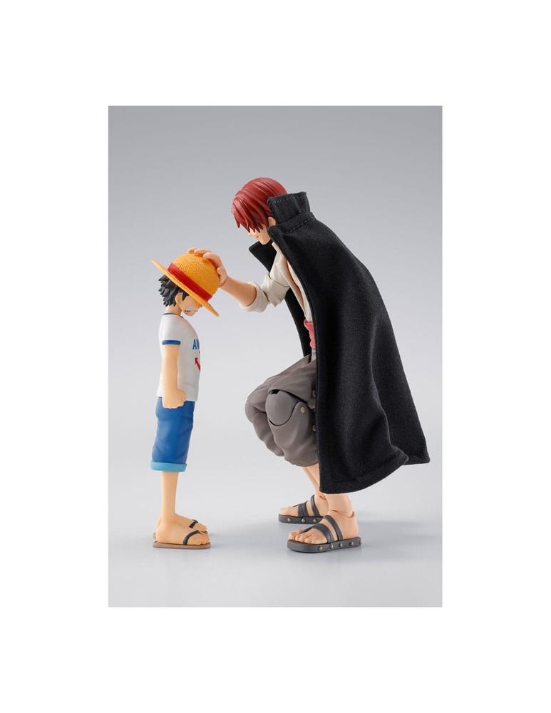 Shanks & monkey d. luffy childhood ver. fig. 16 -5 - 10 cm one piece sh figuarts collectors Frikytopia