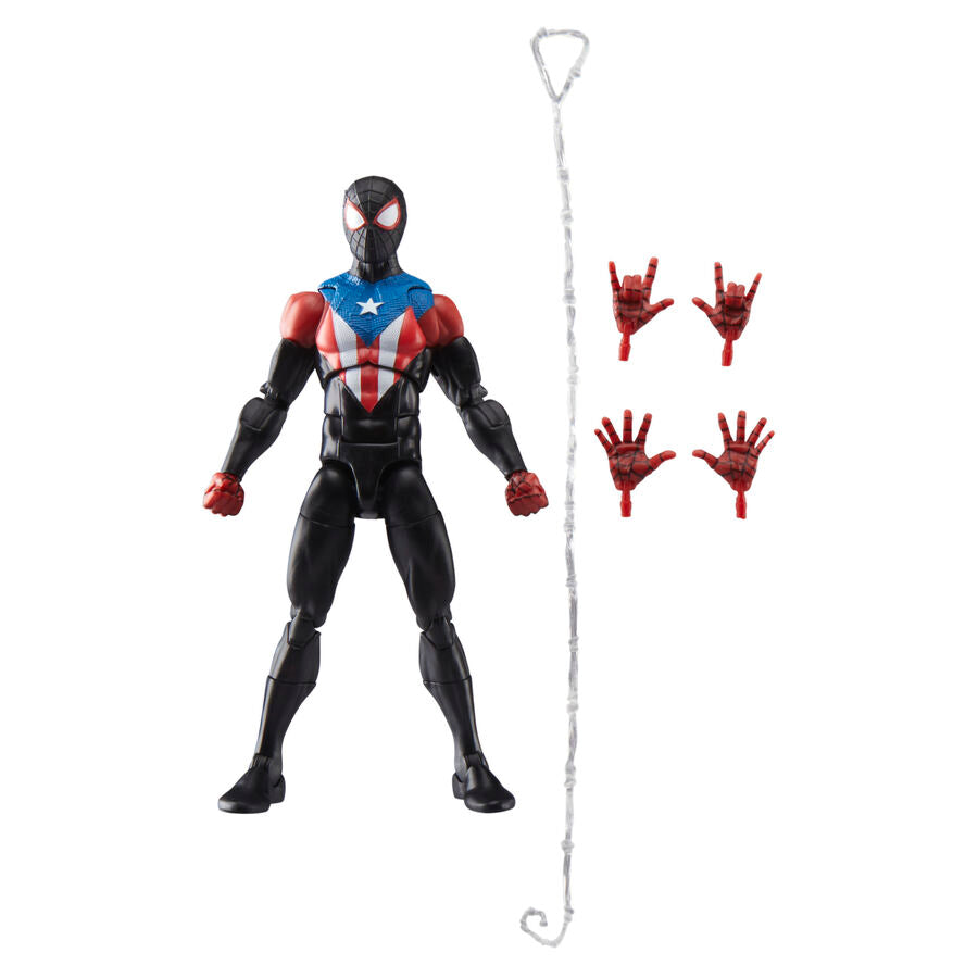 Figura hasbro marvel legends series spider - man 2 miles morales (boricua suit) Frikytopia