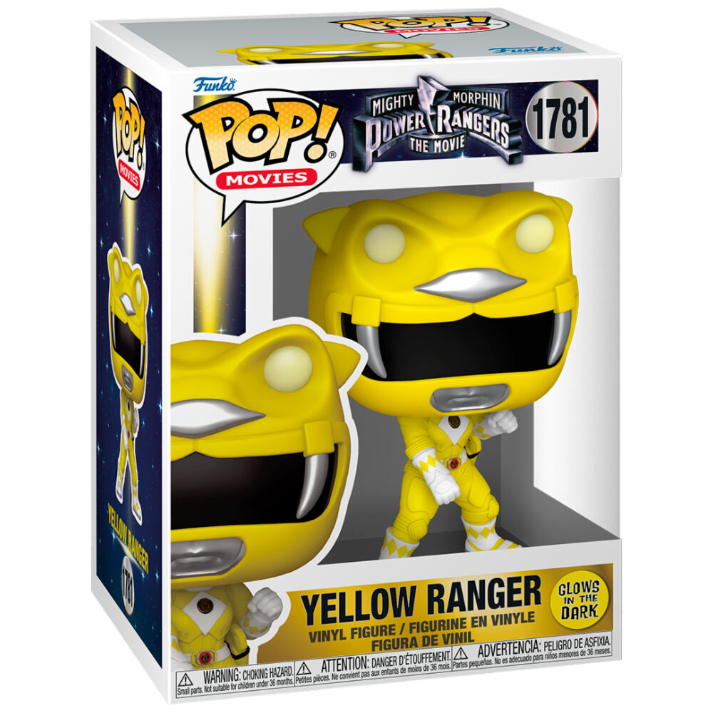 Power Rangers: la película POP! Movies Vinyl Figuren Yellow Ranger (GITD) 9 cm Frikytopia