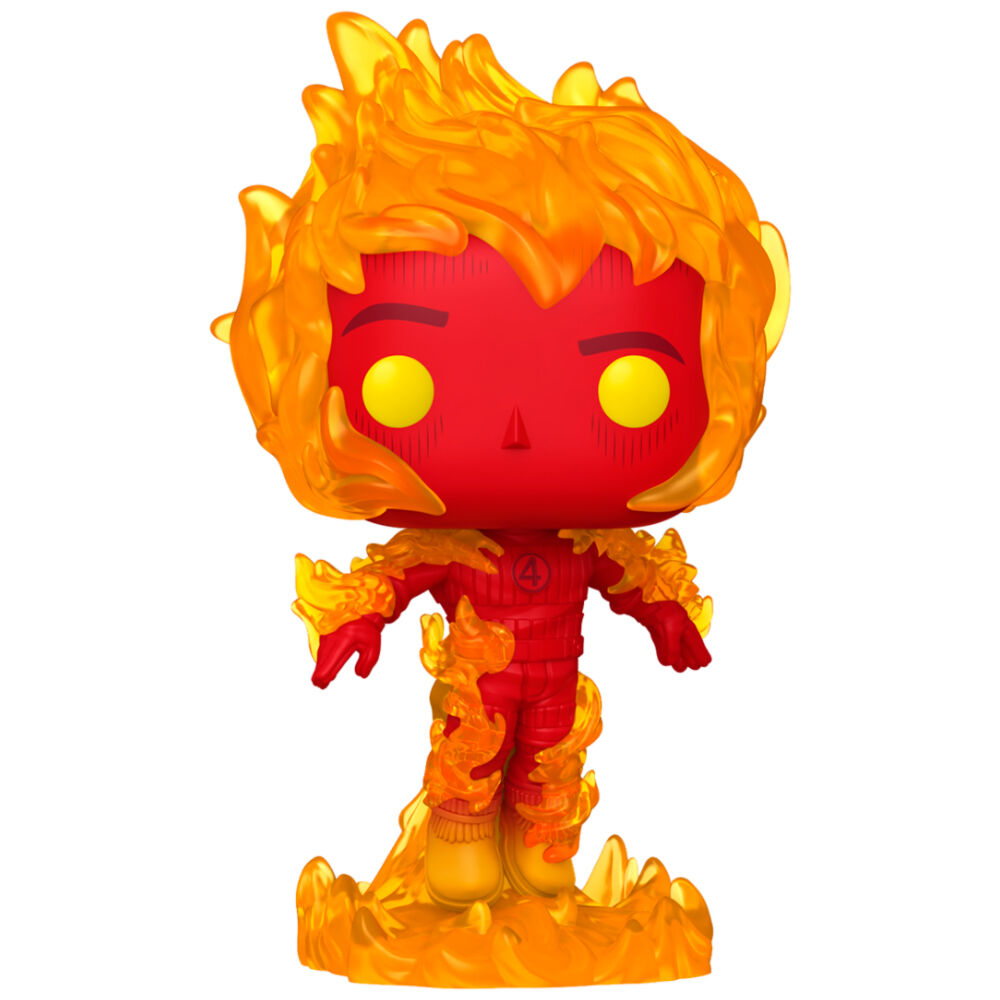 Figura POP Marvel Los 4 Fantasticos Antorcha Humana Frikytopia