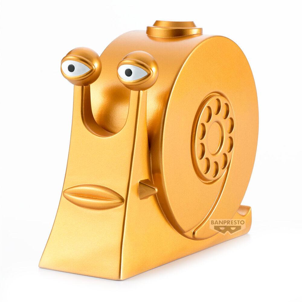 Figura Banpresto One Piece Sofvimates Golden Den Den Mushi 9 cm Frikytopia