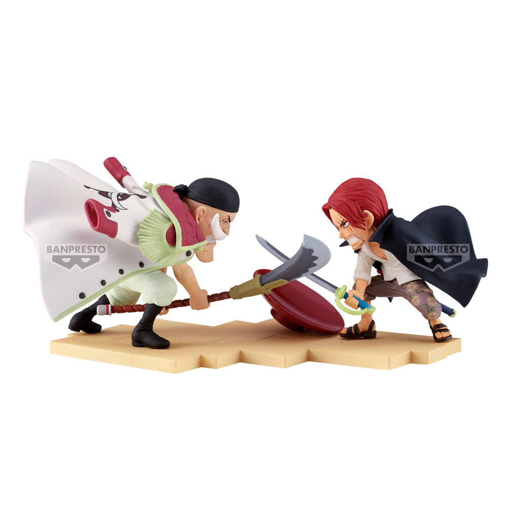 Figura Banpresto One Piece World Collectable Figure Log Stories Edward Newgate Vs Shanks 13 cm Frikytopia