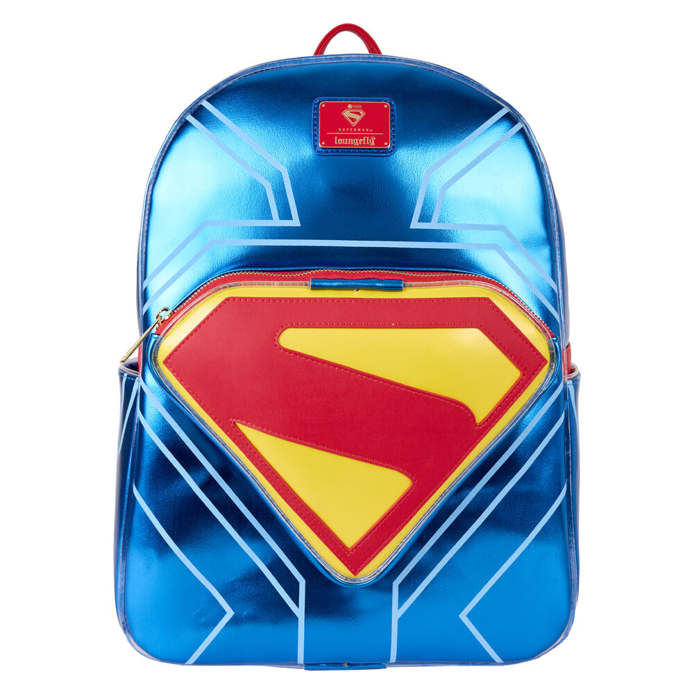 Warner Bros by Loungefly Mochila Full-Size Superman Frikytopia