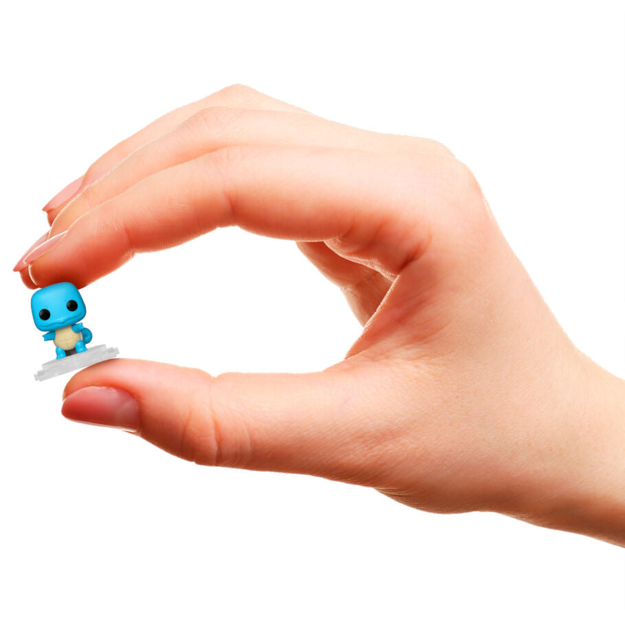 Blister 4 figuras Bitty POP Pokemon Squirtle Frikytopia