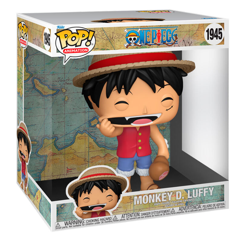 One Piece Figura Super Sized Jumbo POP! Vinyl Monkey D. Luffy (Stretching) 25 cm Frikytopia