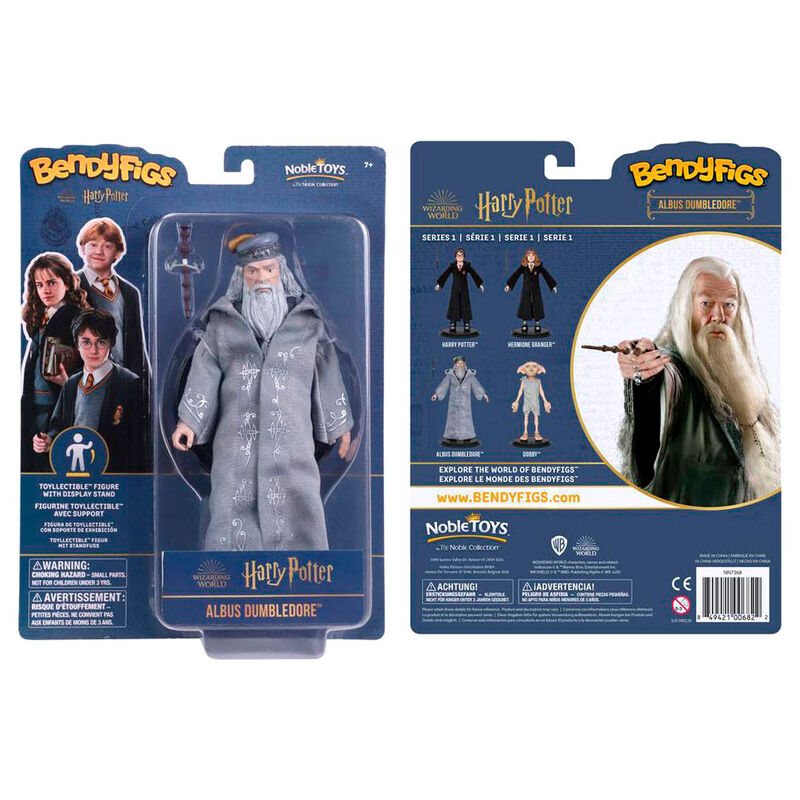 Figura Maleable Bendyfigs Dumbledore con Varita Harry Potter Frikytopia