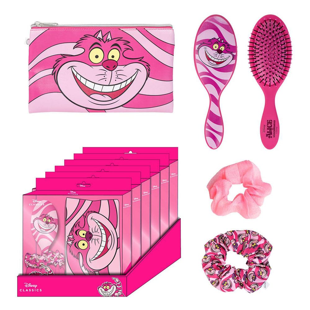 Disney antes de Navidad Pack de 4 Necesers Alicia en el Pais de las Maravillas Gato de Cheshire Frikytopia