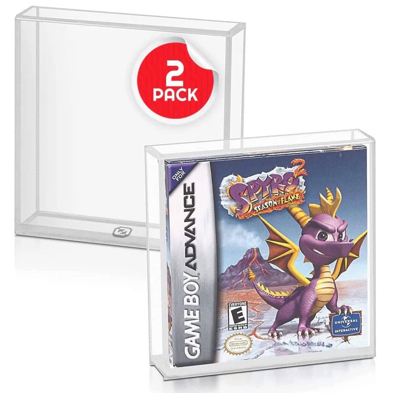 Caja de acrílico pack de 2 Protector para Gameboy/Gameboy Advance Games Frikytopia