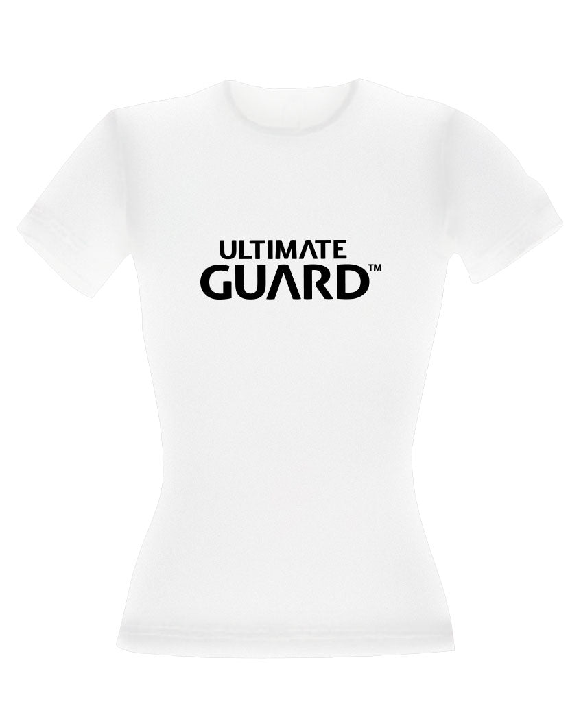 Ultimate Guard Camiseta Chica Wordmark Blanco talla L Frikytopia