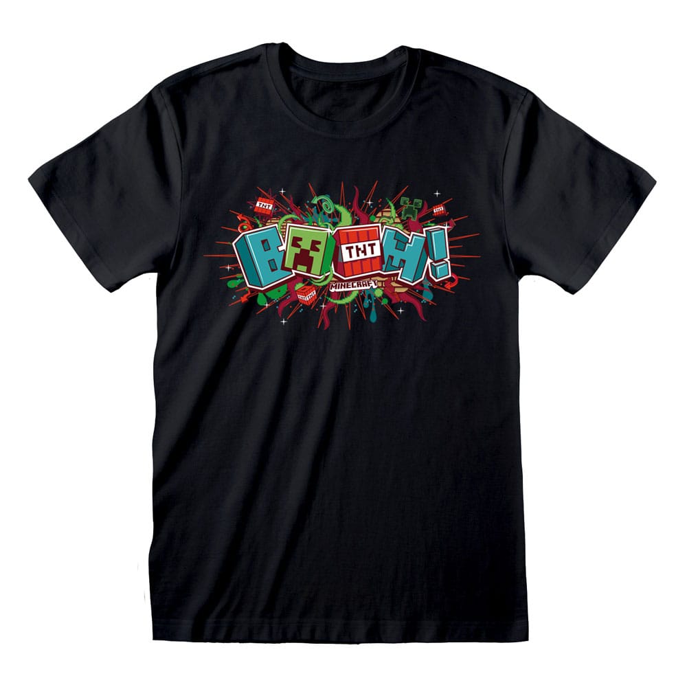 Minecraft Camiseta Boom Talla L