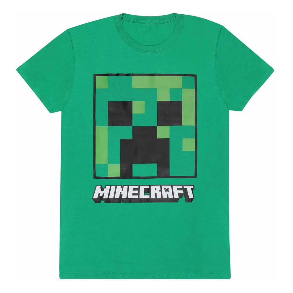 Minecraft Camiseta Creeper Face talla S Frikytopia