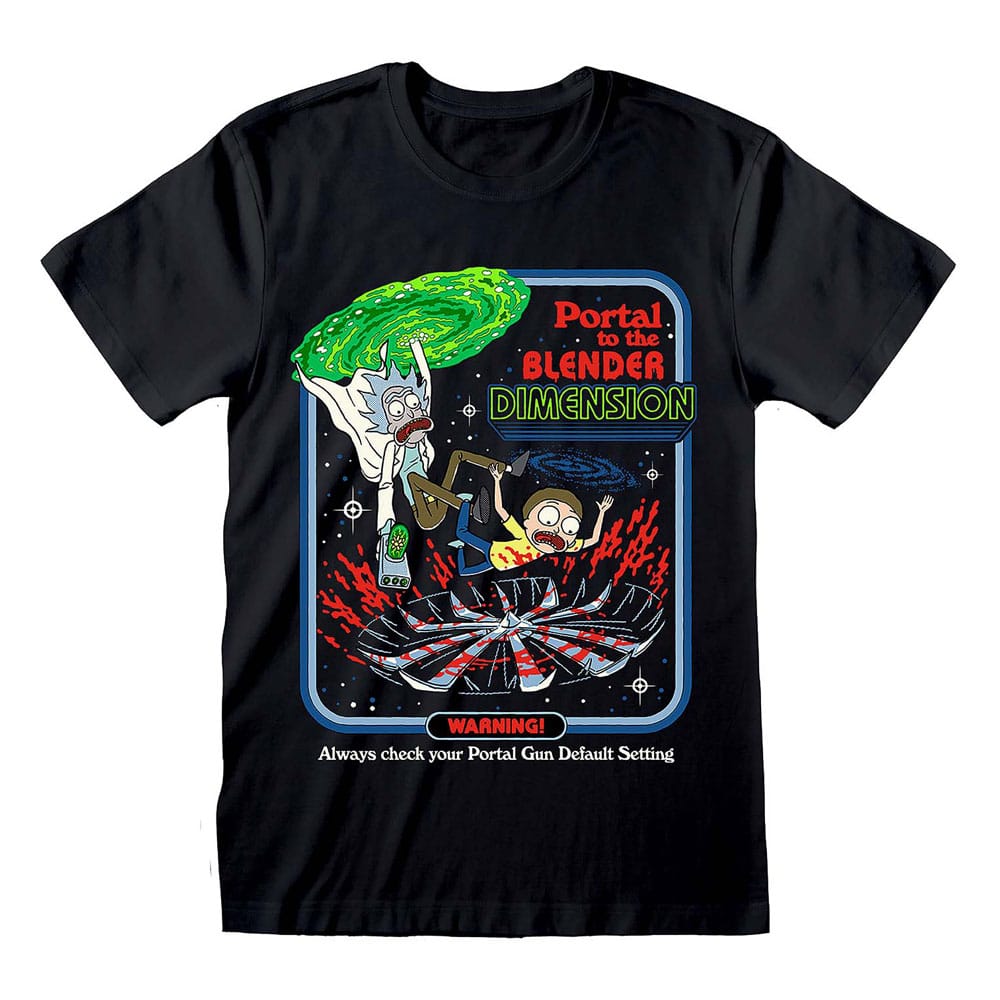 Steven Rhodes Camiseta Rick and Morty Portal Collab talla XL Frikytopia