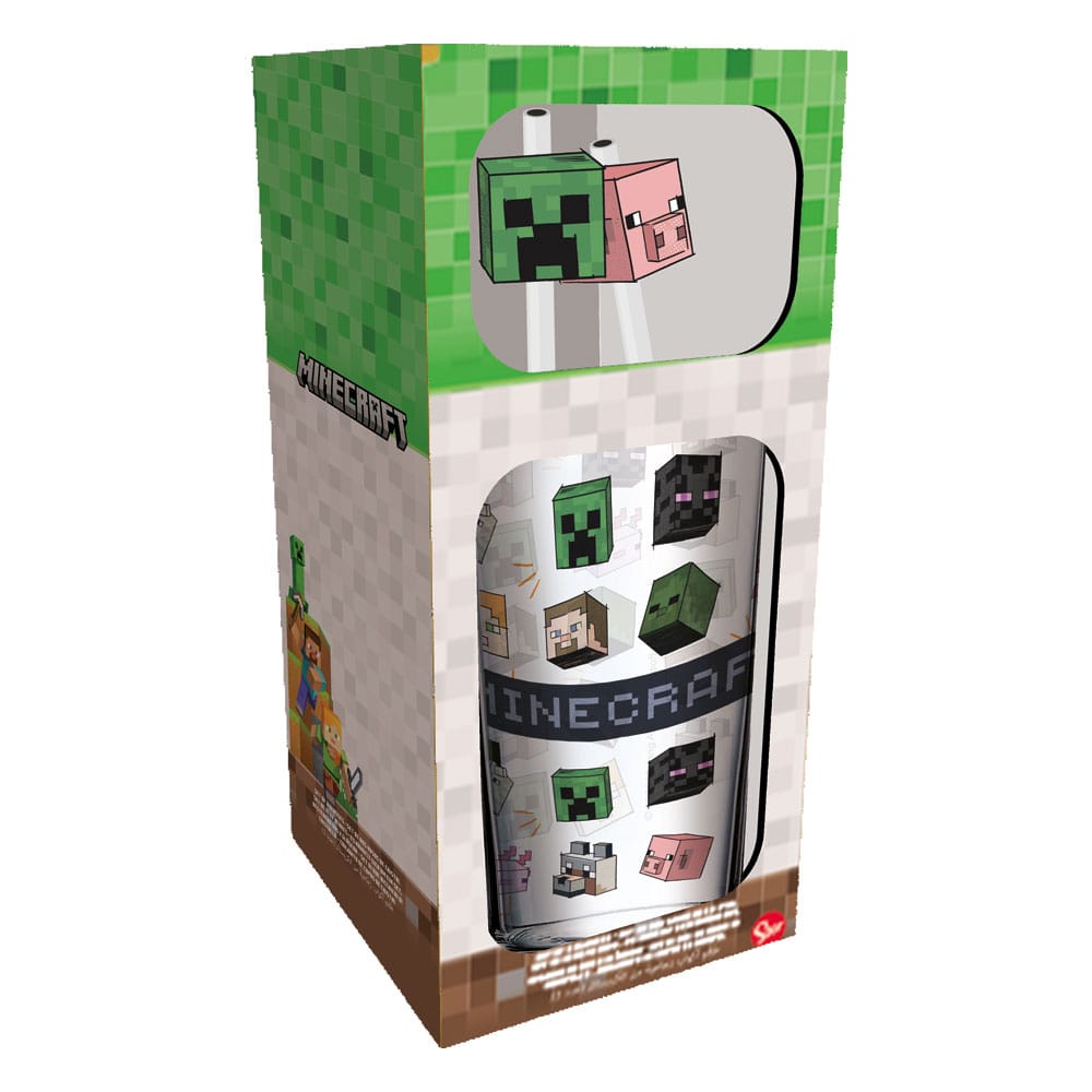 Minecraft Vaso Tumbler con pajitas Characters 485 ml Frikytopia