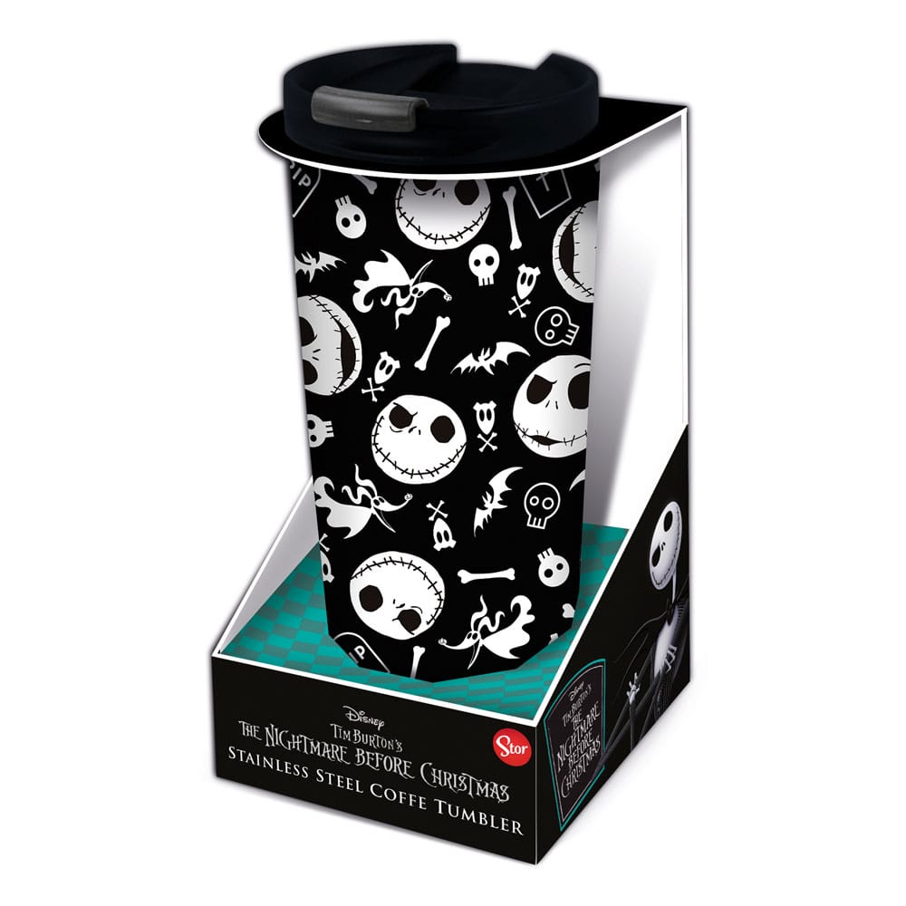 Pesadilla antes de Navidad Termo de Viaje Acero Inoxidable Jack´s Face Frikytopia