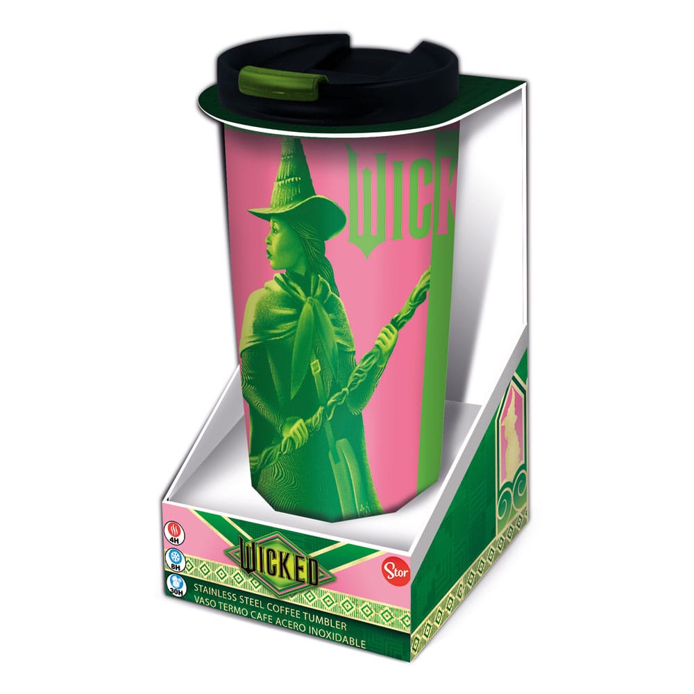 Wicked Termo de Viaje Acero Inoxidable Elphaba & Glinda Frikytopia