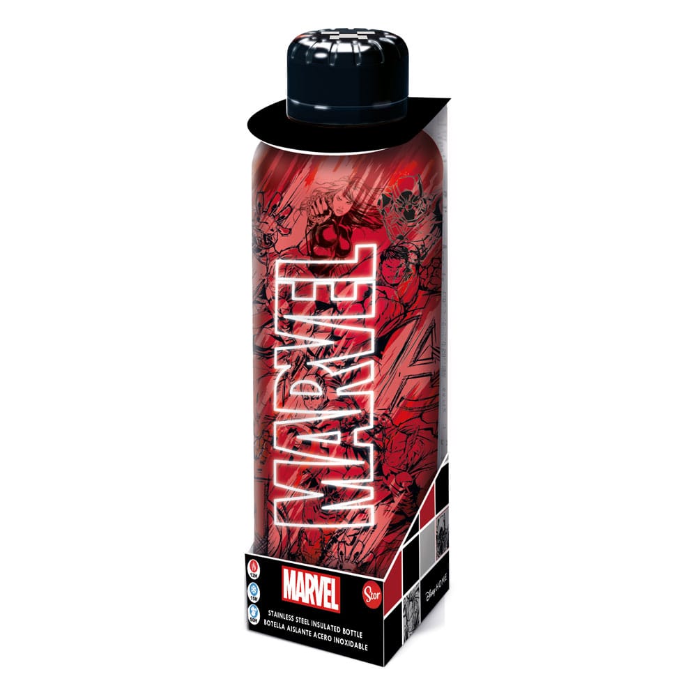 Marvel Botella de Agua Marvel Pattern Frikytopia