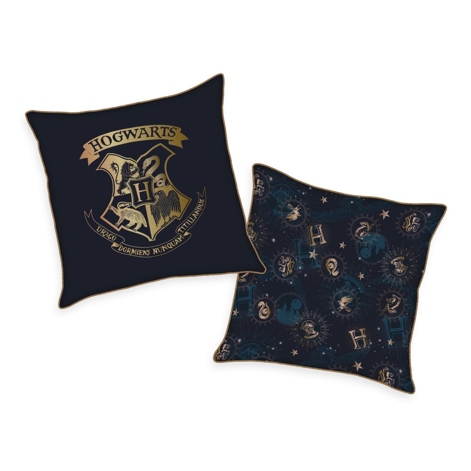 Harry Potter Soft Velboa almohada Hogwarts 40 x 40 cm Frikytopia