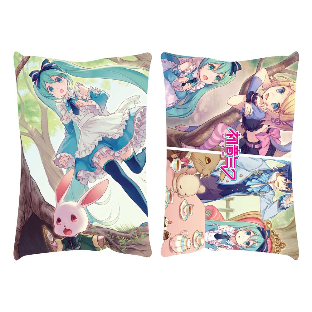 Hatsune Miku almohada Miku in Wonderlan 50 x 35 cm Frikytopia