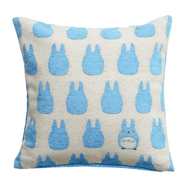 Mi vecino Totoro almohada Totoro Silhouette Blue 45 x 45 cm Frikytopia