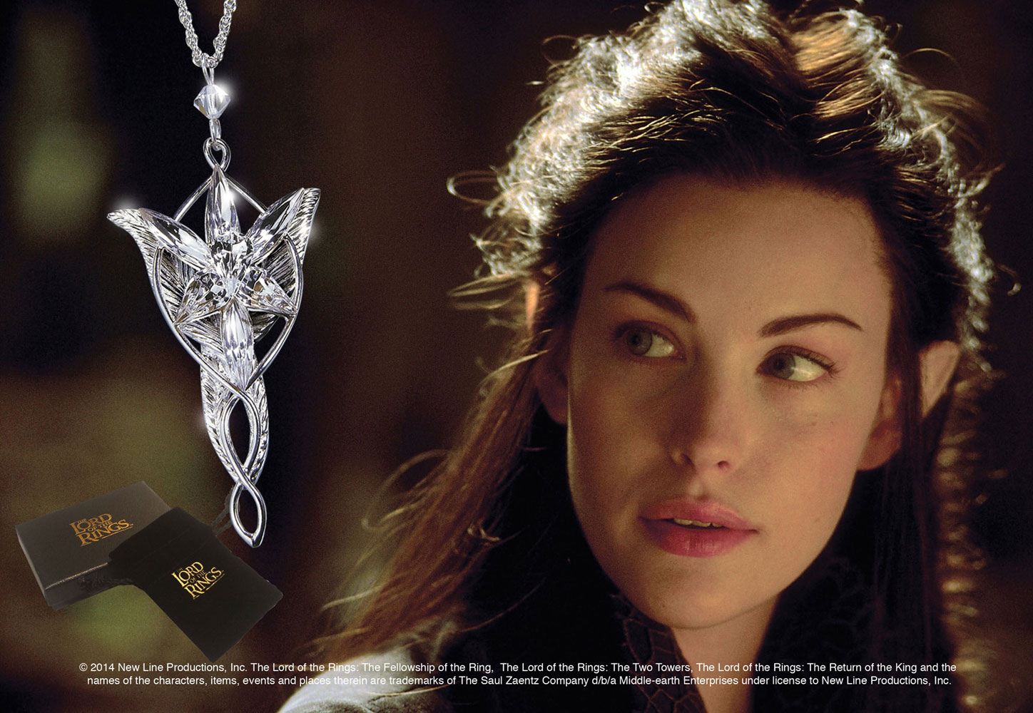 El Señor de los Anillos Colgante Arwen´s Evenstar (bañado en plata) Frikytopia