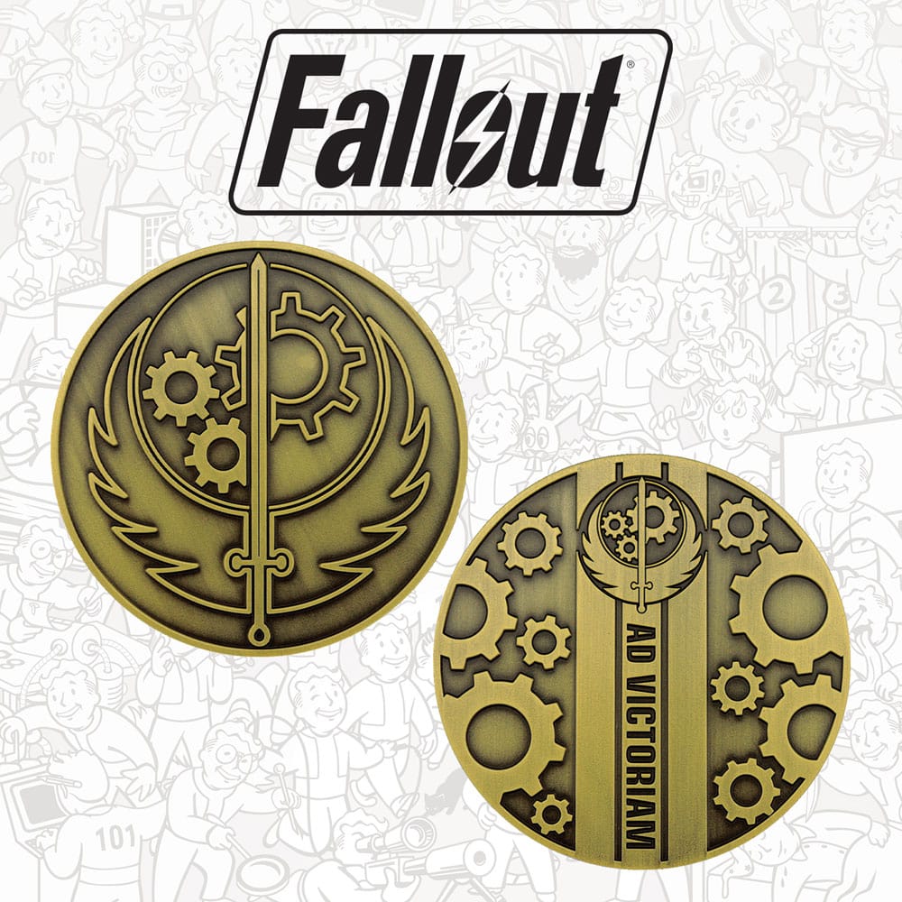 Fallout Medallón Brotherhood of Steel Frikytopia