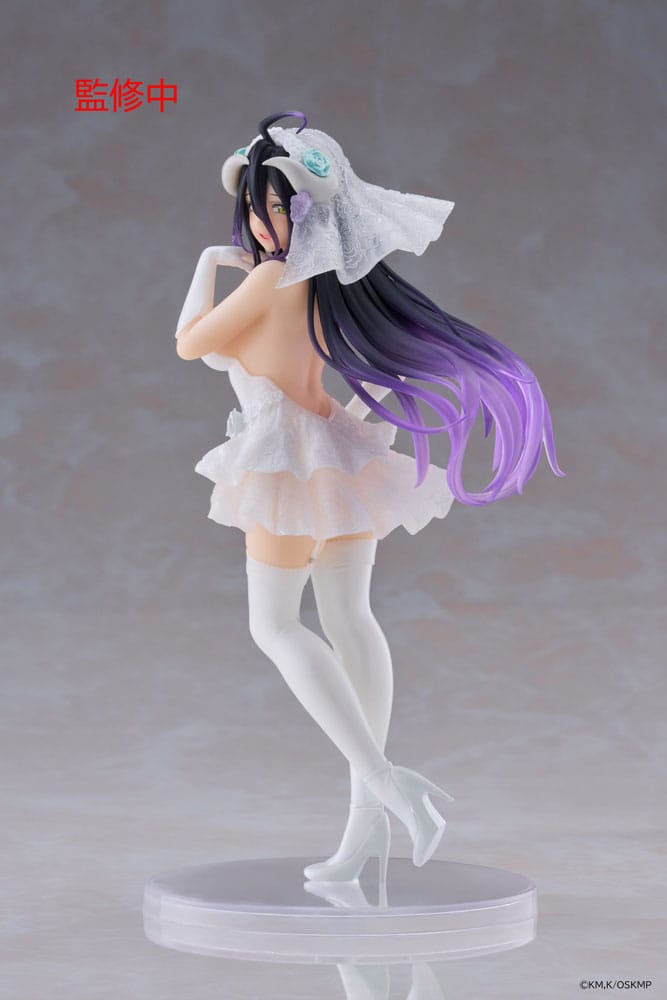 Overlord Estatua PVC Coreful Albedo Wedding Ver. 18 cm