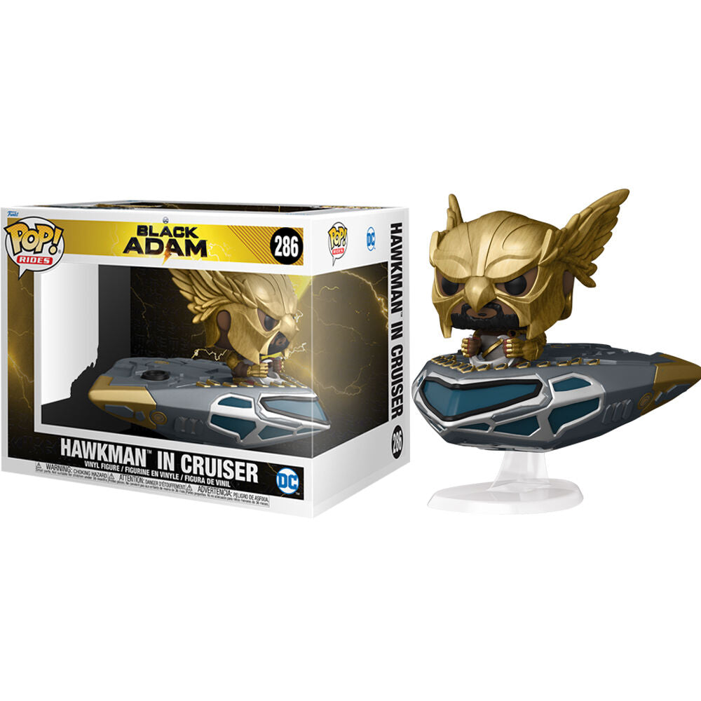Funko Pop! Black Adam Hawkman in Cruiser DC Comics