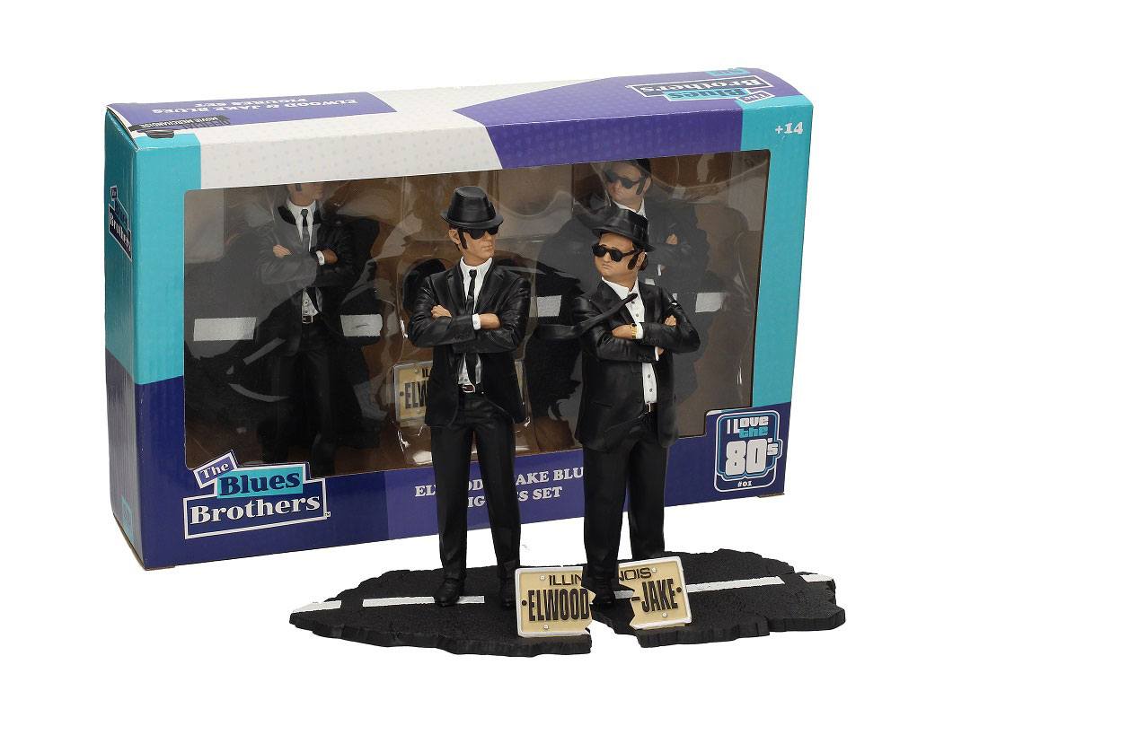 Blister 2 Figuras Jake And Elwood Blues Brothers 18 cm