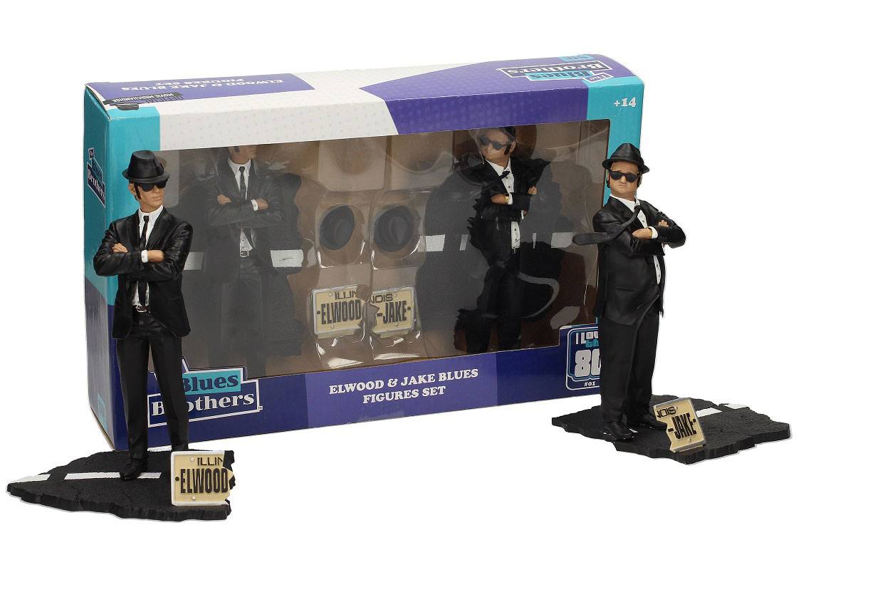 Blister 2 Figuras Jake And Elwood Blues Brothers 18 cm