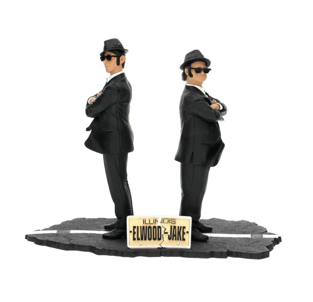 Blister 2 Figuras Jake And Elwood Blues Brothers 18 cm