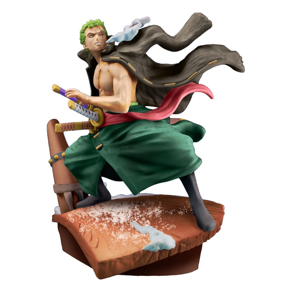 One Piece Petitrama Estatua PVC Logbox Re Birth Egghead Set 9 cm