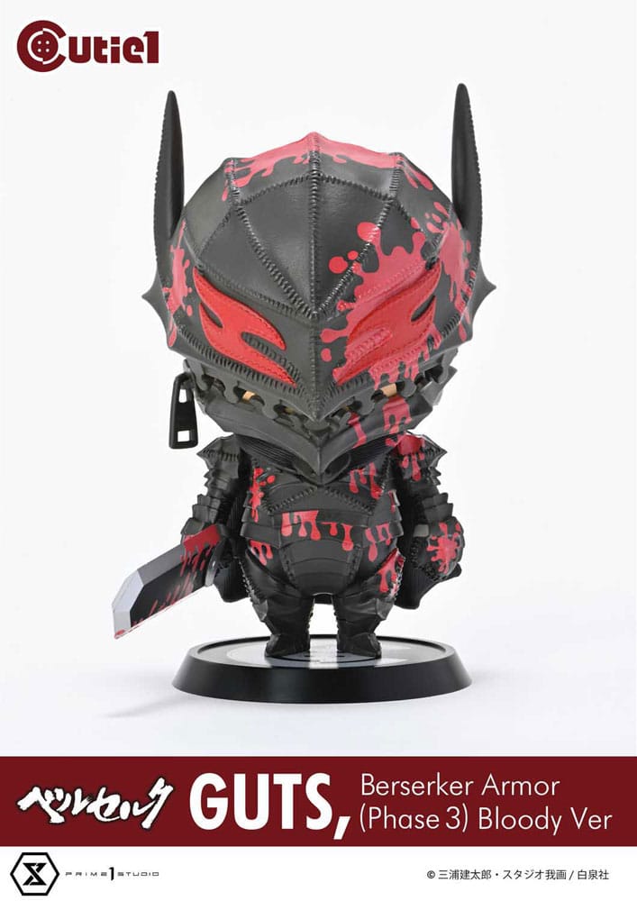 Berserk Minifigura Cutie1 PVC Guts Berserker Armor (Phase 3) Bloody Ver. 12 cm Frikytopia
