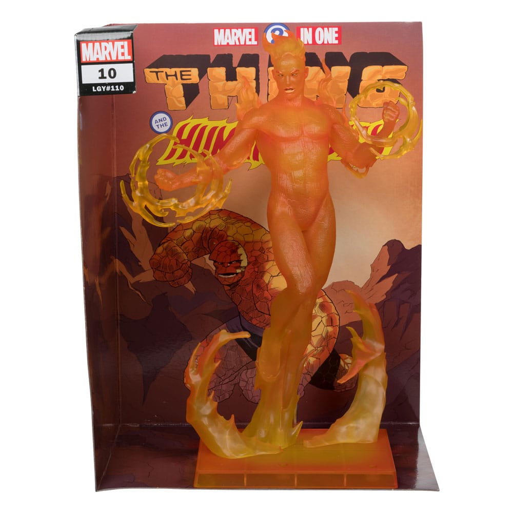 Marvel Collection Estatua PVC 1/6 Human Torch (Marvel 2 In 1 #10) 29 cm