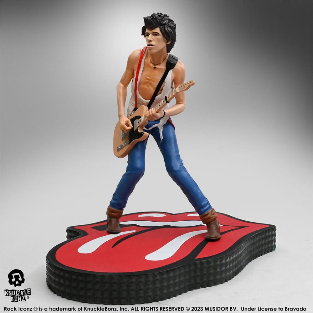 The Rolling Stones Estatua Rock Iconz Keith Richards (Tattoo You Tour 1981) 22 cm Frikytopia