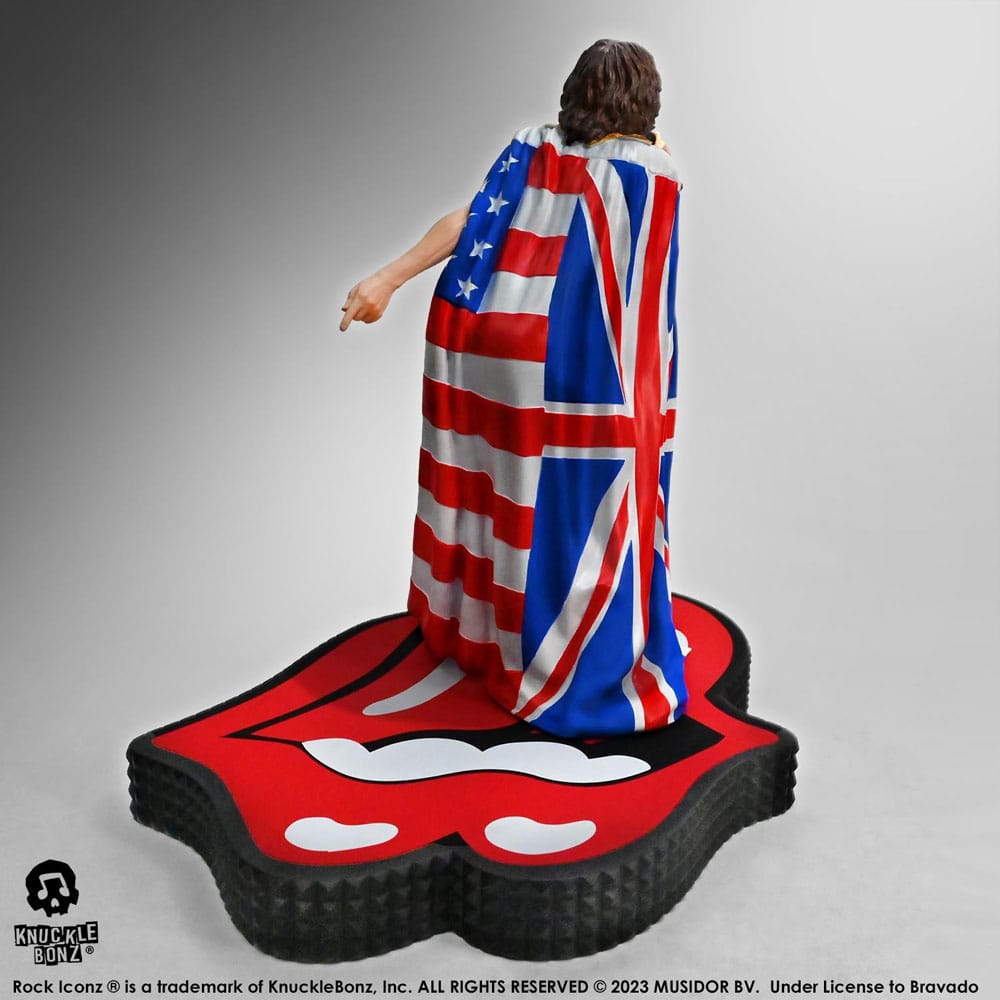 The Rolling Stones Estatua Rock Iconz Mick Jagger (Tattoo You Tour 1981) 22 cm