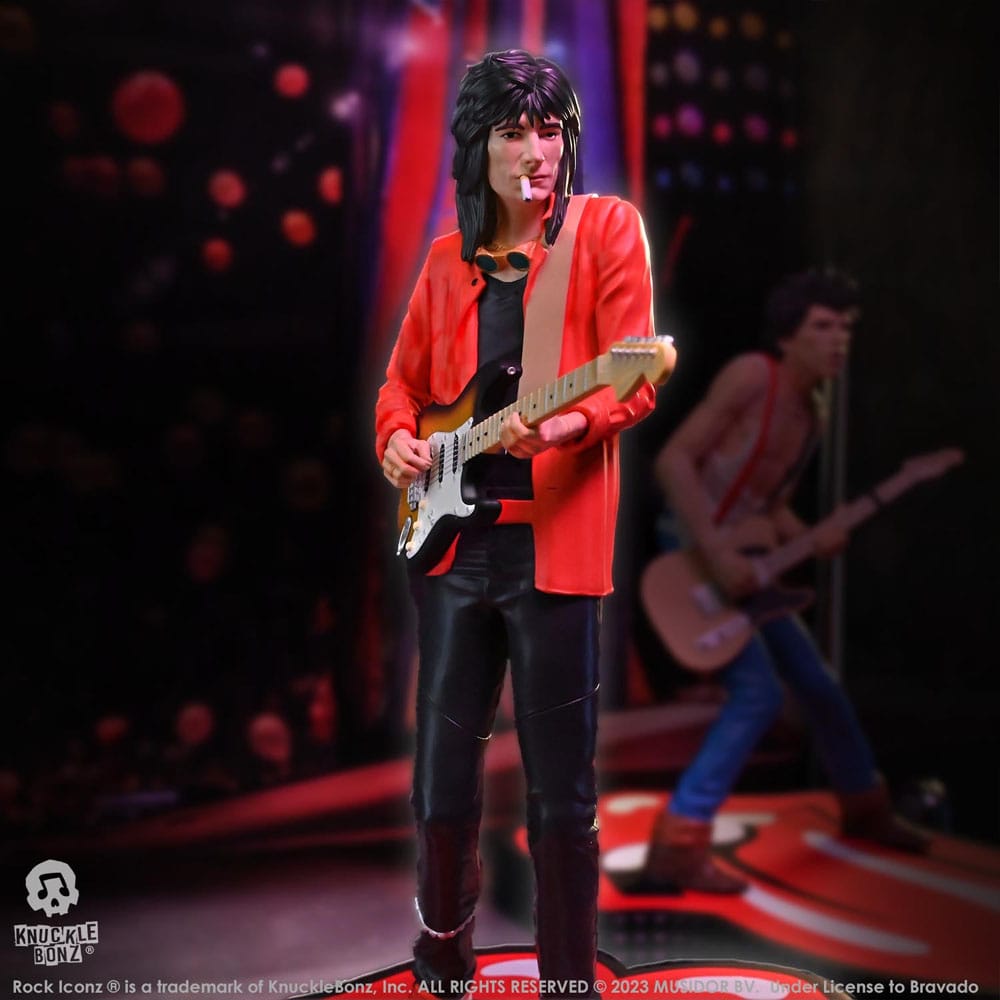 The Rolling Stones Estatua Rock Iconz Ronnie Wood (Tattoo You Tour 1981) 22 cm