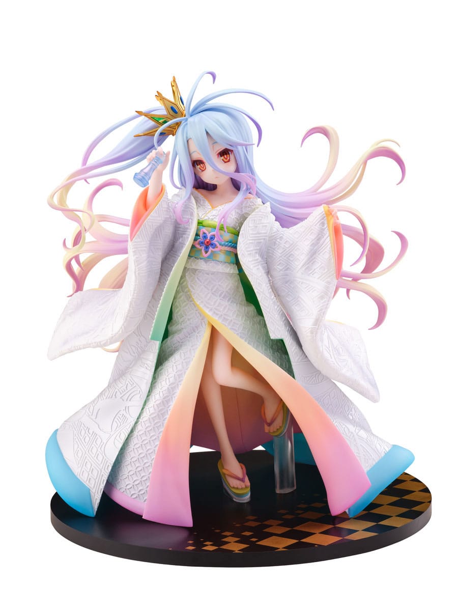 Figura Good Smile Company No Game No Life 1 - 7 Scale Shiro Shiromuku 22.5 cm Frikytopia