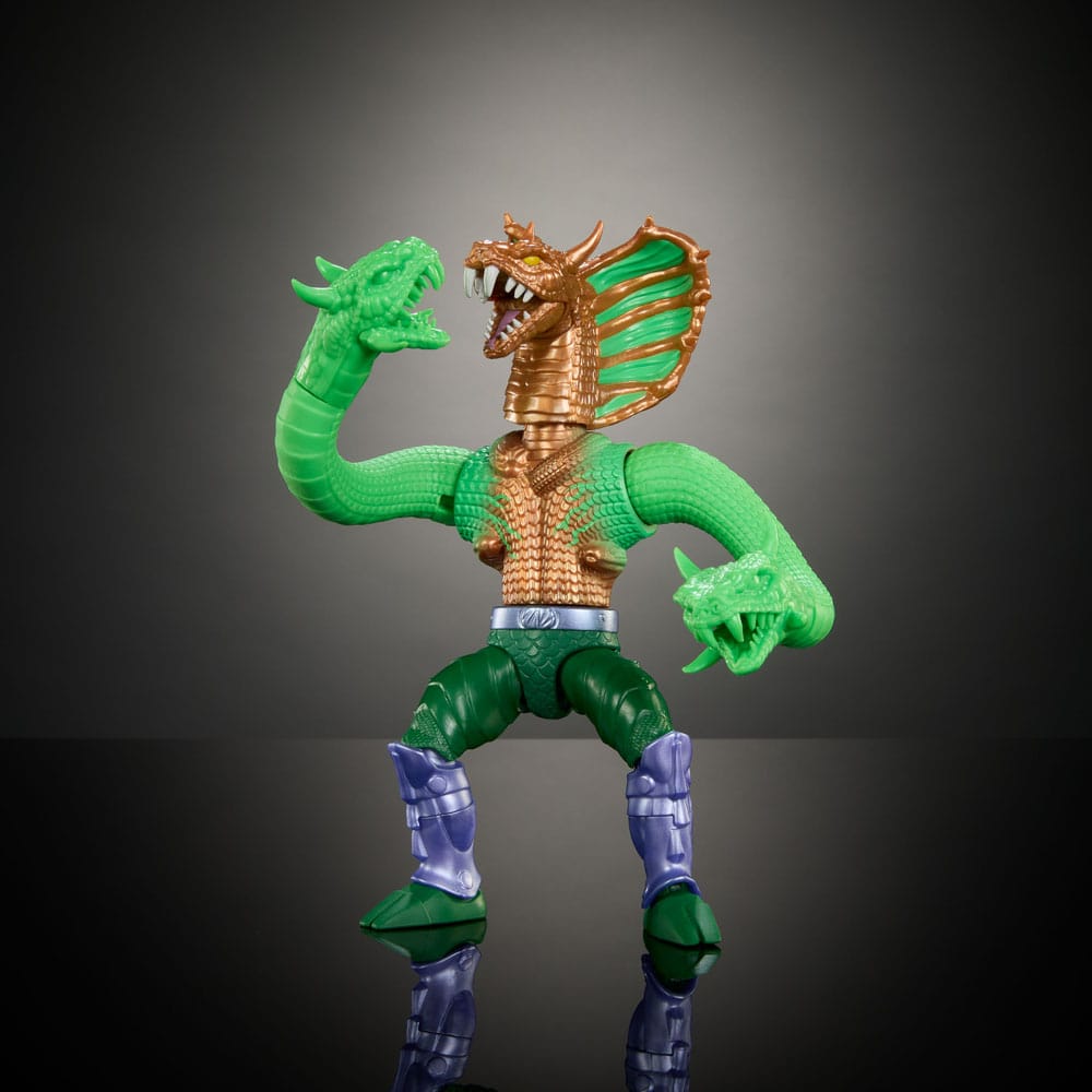MOTU x TMNT: Turtles Of Grayskull Figura Deluxe King Hiss 14 cm