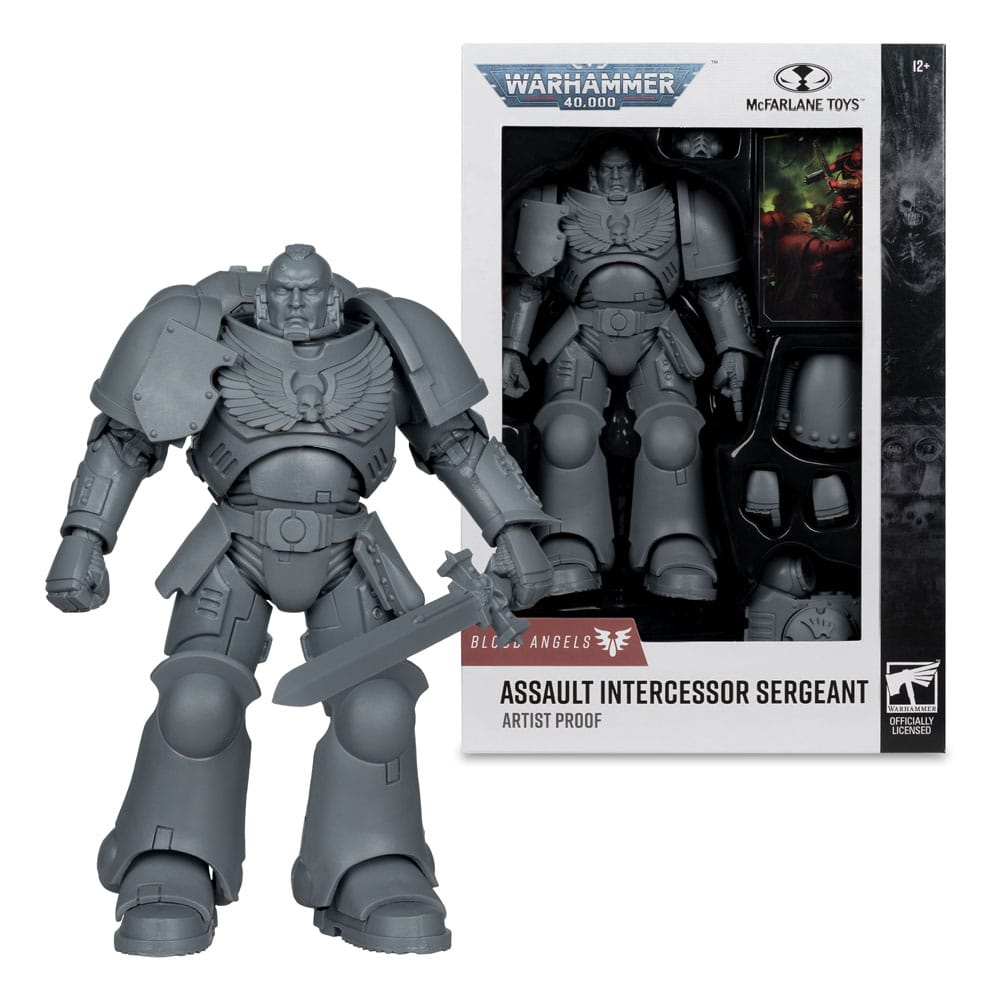 Warhammer 40,000 Figura Assault Intercessor Sergeant (Blood Angel) (Artist Proof) 18 cm
