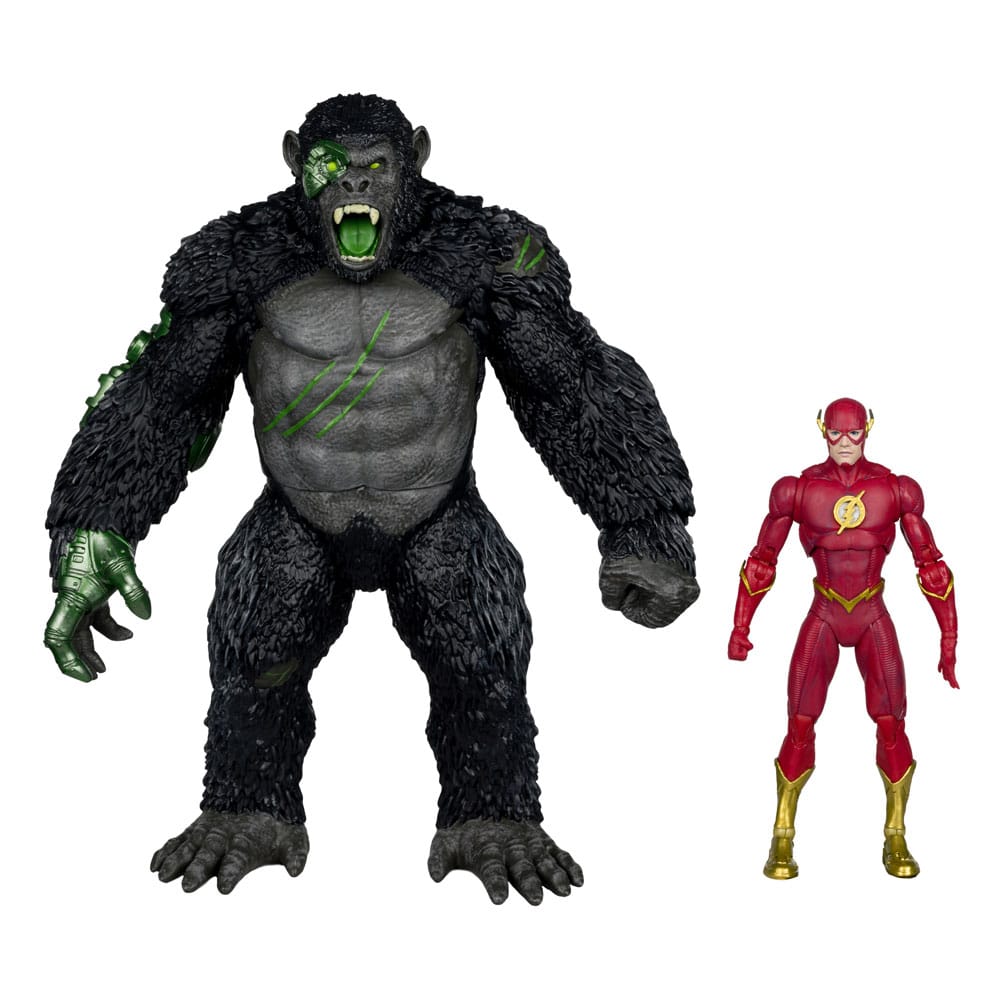 DC Multiverse Pack de 2 Figuras Flash vs. Titano 18 cm Frikytopia