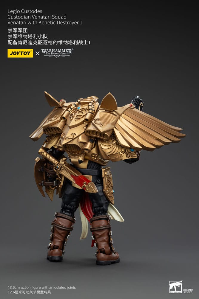 Warhammer The Horus Heresy Figura 1/18 Legio Custodes Custodian Venatari Squad Venatari With Kenetic Destroyer 1 13 cm