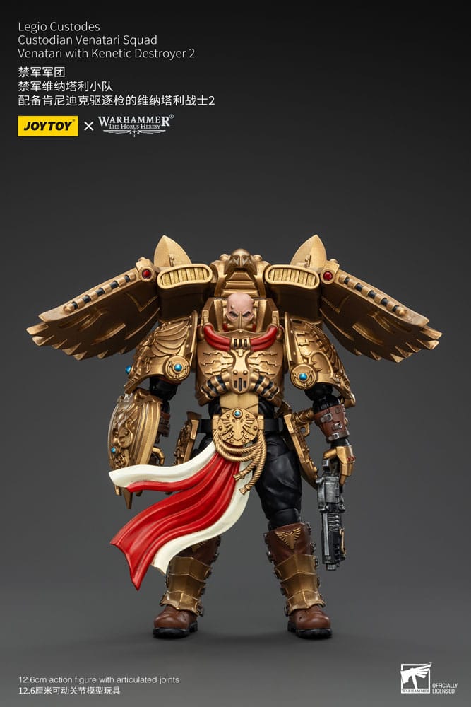 Warhammer The Horus Heresy Figura 1/18 Legio Custodes Custodian Venatari Squad Venatari With Kenetic Destroyer 2 13 cm