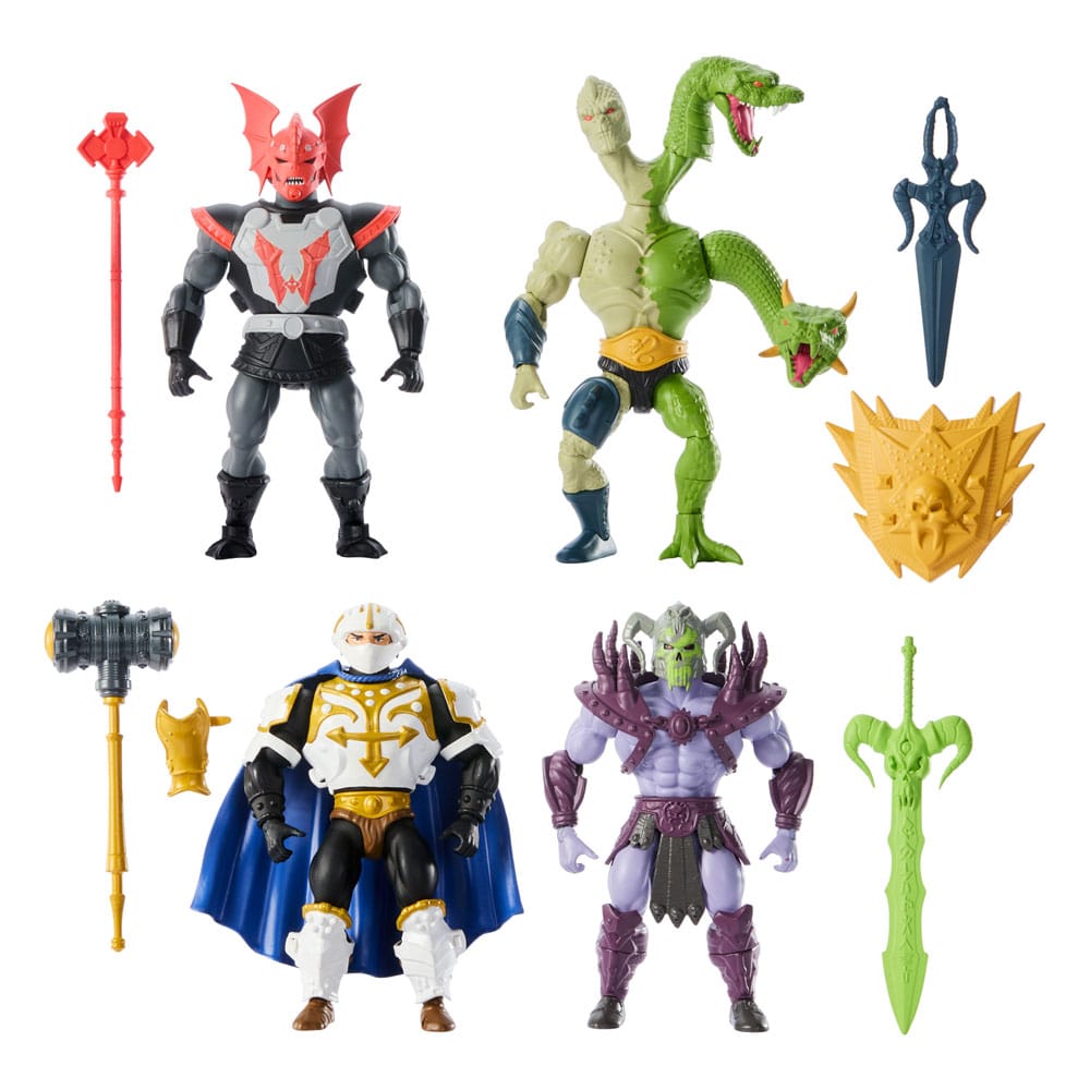 Masters of the Universe Origins Pack de 4 Figuras heo exclusive 14 cm Frikytopia