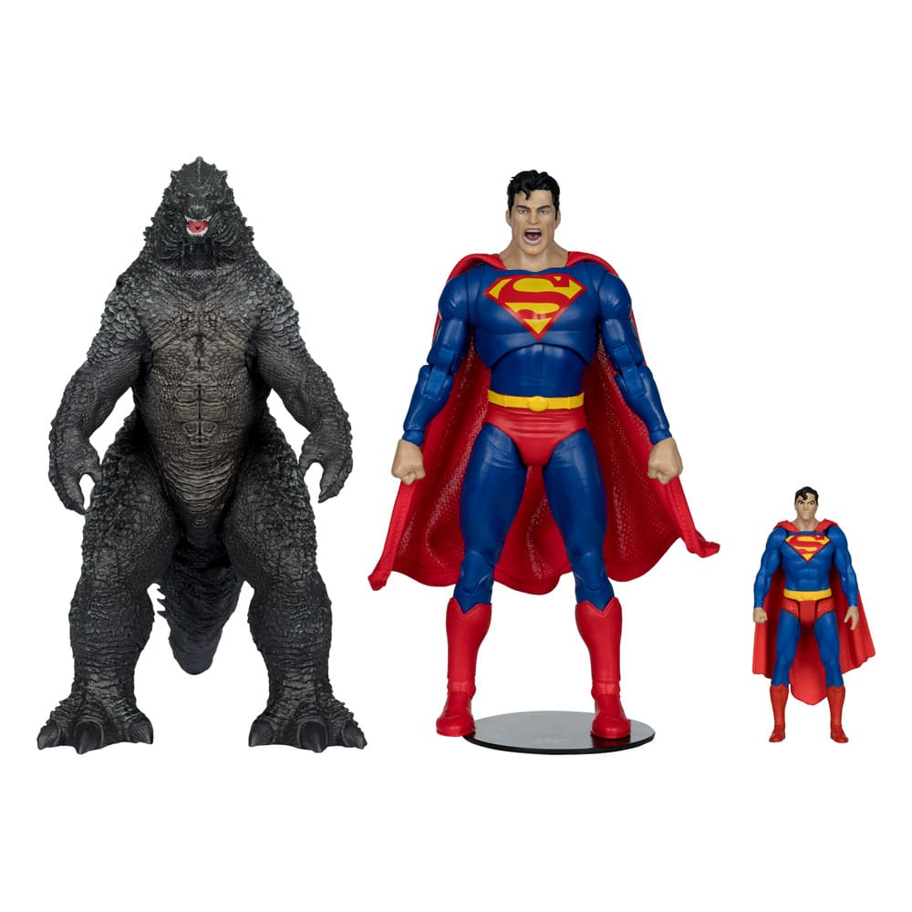 DC Justice League Monsterverse DC Multiverse Pack de 2 Figuras Superman Vs. Godzilla 30 cm Frikytopia